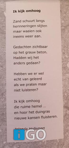 Betere iGO Nieuws - Actueel - Gedichten over VRIJHEID op bunkers Ouddorp EE-46