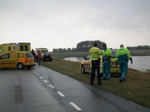 1 dode en 1 ernstig gewonde bij aanrijding parallelweg Grevelingendam