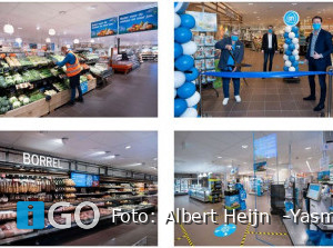Vernieuwde supermarkt AH Oude-Tonge weer open