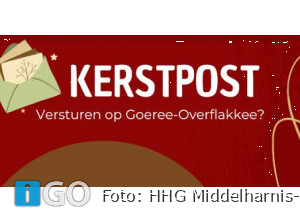 Kerstpostactie: tegen speciaal tarief bezorgen op Goeree-Overflakkee!