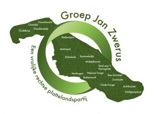 Nieuw logo 'vrolijke rechtse plattelandspartij' Groep Jan Zwerus