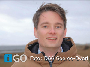Jeffrey Verlegh (24) vervangt Maarten Schutte als lijsttrekker D66 GO