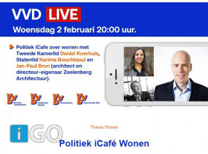 VVD iCafé Wonen met Kamerlid Daniel Koerhuis