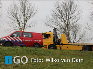 Auto van dijk en bestuurder verdwenen Noorddijk Dirksland