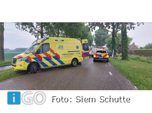 Ernstig eenzijdig ongeval Lieve Vrouwepoldersedijk Stad aan 't Haringvliet