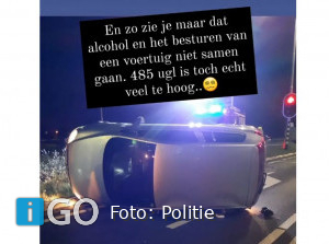 Alcohol en besturen voertuig gaan niet samen op N59 Oude-Tonge