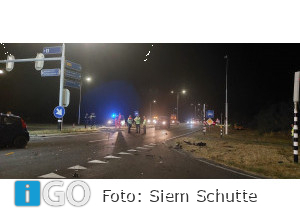Gewonden na ongeval kruising N59 Den Bommel Schaapsweg