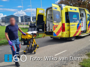 Ongeval fietser met kleine vrachtwagen N215 Nieuwe-Tonge