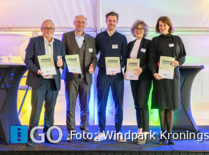 Burgemeester en Stéphanie openen Windpark Kroningswind