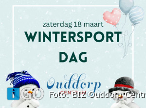 Wintersportdag in Ouddorp Centrum