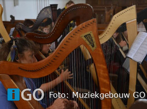 Optreden harp- en vioolleerlingen Diekhuus Middelharnis