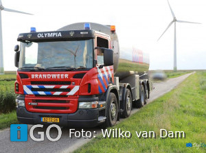 Brand landbouwvoertuig Battenoordseweg/Blaakweg Nieuwe-Tonge 