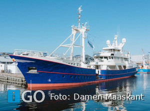 Viskotter HD 23 op werf Stellendam omgebouwd tot expeditiejacht