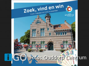 Oktober en november Zoek, vind en win-actie in Ouddorp Centrum