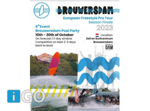 EK Freestyle windsurfen terug! Brouwersdam Ouddorp 10-20 oktober 2023