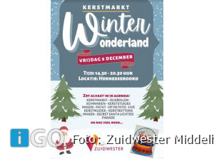 8 december: Winterwonderland Kerstmarkt Hernesseroord Middelharnis