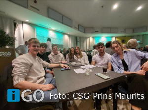 1e Prijs VWO-6 leerlingen CSG Prins Maurits bij Lions-Wie kent Goeree-Overflakkee quiz