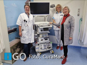 Vrienden van Ziekenhuis Dirksland schenkt bronchoscopie apparaat
