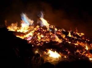 Brand op Galathese haven