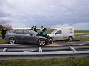 Inhaalactie oorzaak ongeval Stellendam