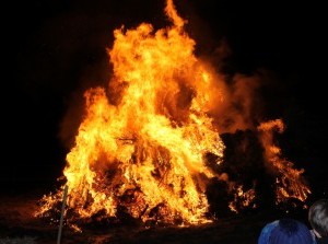 Kerstbomenverbranding Sommelsdijk