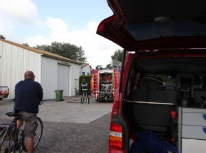 Brand in gebouw op woonwagenkamp Dirksland