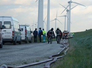 Twee doden na brand in windturbine 