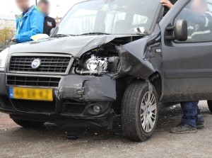 Ongeval bij uitrit tuincentrum Graka Sommelsdijk