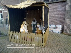 Burgemeester Oostflakkee verontwaardigd over opblazen kerststal