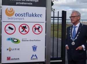[foto-update] Officiele inbedrijfstelling beveiliging bedrijvenpark Oostflakkee