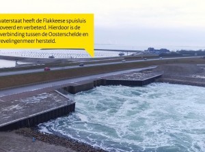 Officiële oplevering Flakkeese Spuisluis in de Grevelingendam