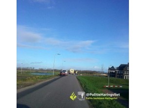 Aanrijding motor, bromfiets kruising Hoofddijk, Oostdijk Goedereede